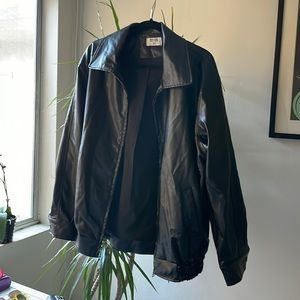 Beginning boutique leather jacket